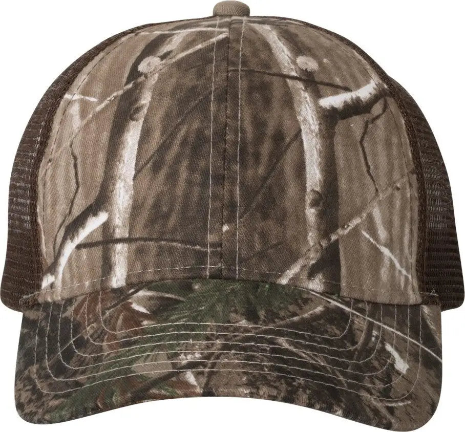 Kati Lc5m Licensed Camo Mesh Back Cap - Realtree Ap Brown - one Size Fits Most
