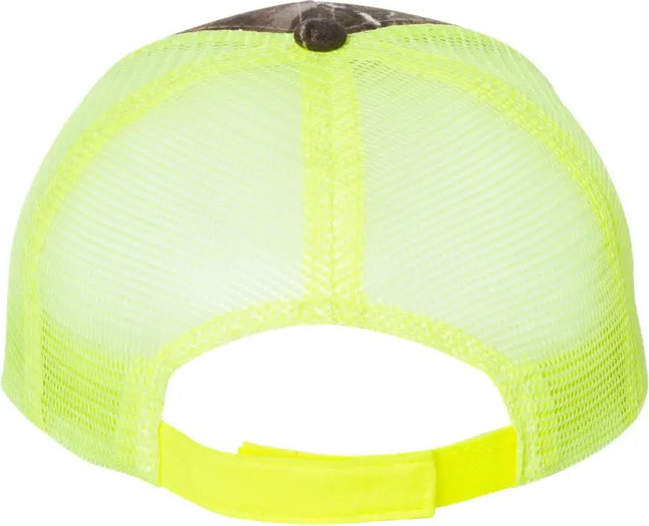 Kati Lc5m Licensed Camo Mesh Back Cap - Realtree Ap Neon Yellow - one Size Fits Most
