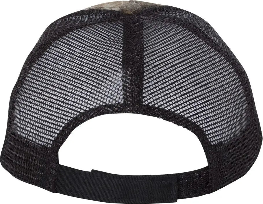Kati Lc5m Licensed Camo Mesh Back Cap - Realtree Hardwoods Black - one Size Fits Most