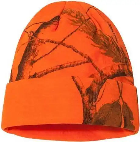 Kati Lcb12 12’’ Camo Knit Beanie Blaze Realtree Ap / one Size Fits Most