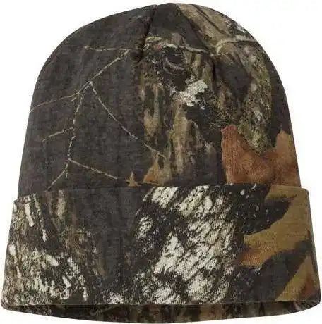 Kati Lcb12 12’’ Camo Knit Beanie Mossy Oak Breakup Sand / one Size Fits Most