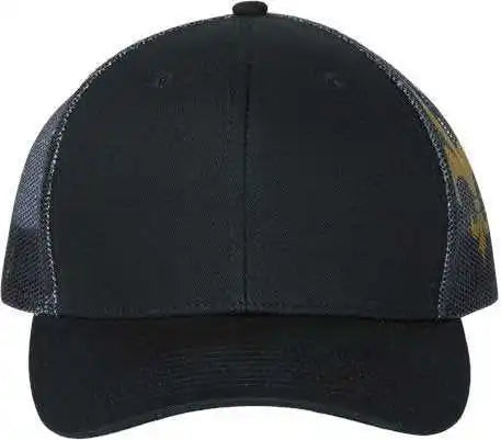 Kati S700m Printed Mesh Trucker Cap - Black - one Size Fits Most