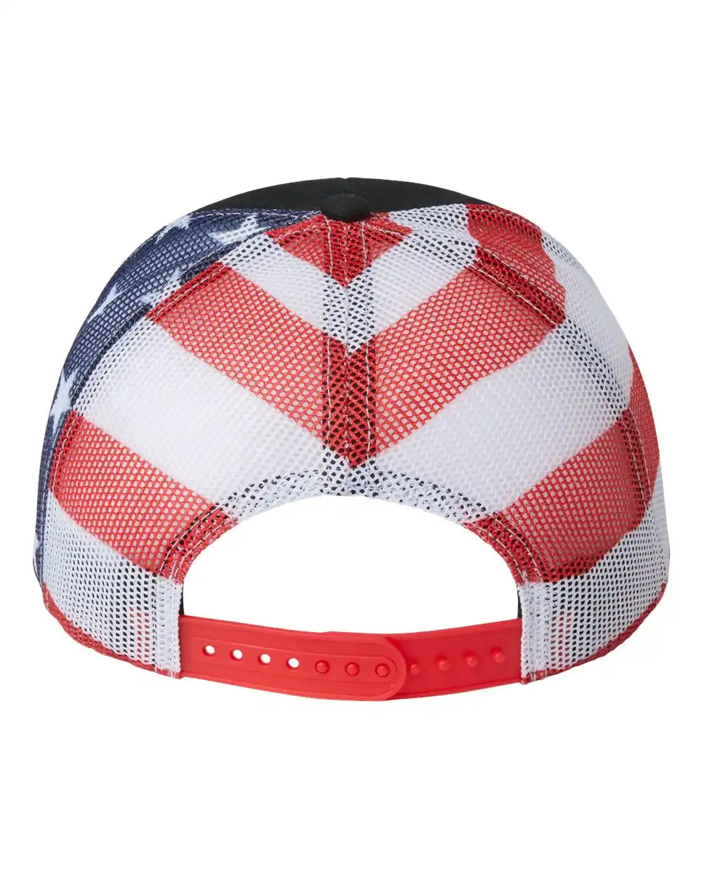 Kati S700m Printed Mesh Trucker Cap - Black Usa Flag - Black/ Usa / Adjustable