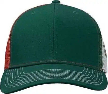 Kati S700m Printed Mesh Trucker Cap Dark Green Red Mexico Flag Multi Colored / one Size Fits Most