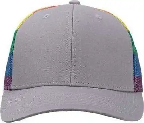 Kati S700m Printed Mesh Trucker Cap - Gray Rainbow - Multi-colored / one Size Fits Most