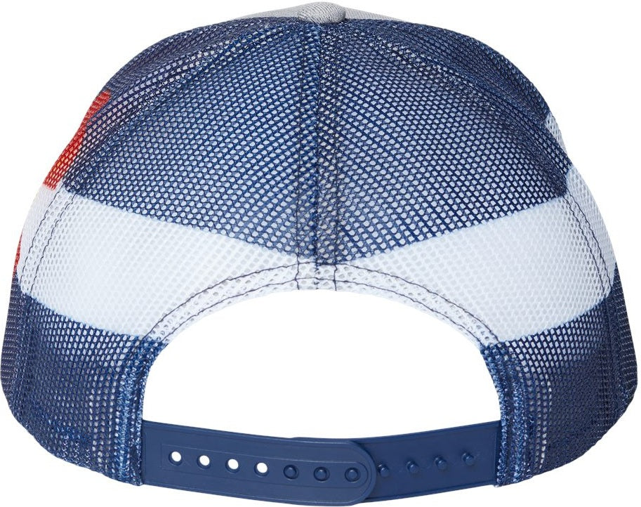 Kati S700m Printed Mesh Trucker Cap - Heather Grey Colorado Flag - Multi-colored / one Size Fits Most