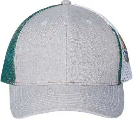 Kati S700m Printed Mesh Trucker Cap - Heather Red Mexico - Multi-colored / one Size Fits Most
