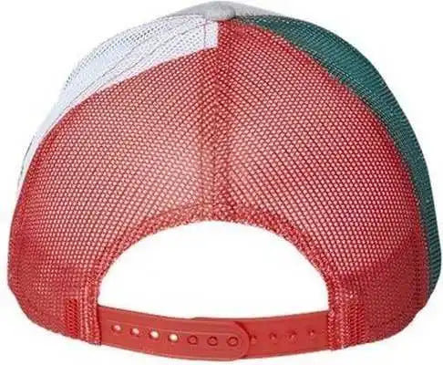 Kati S700m Printed Mesh Trucker Cap - Heather Red Mexico - Multi-colored / one Size Fits Most