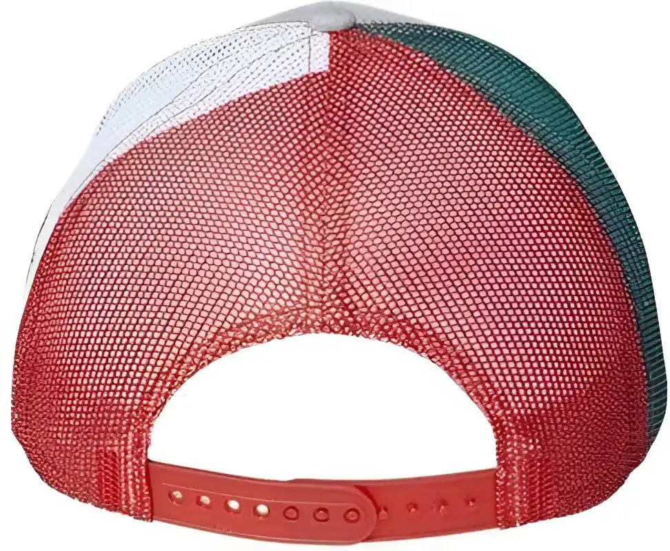 Kati S700m Printed Mesh Trucker Cap - Heather Red Mexico - Multi-colored / one Size Fits Most