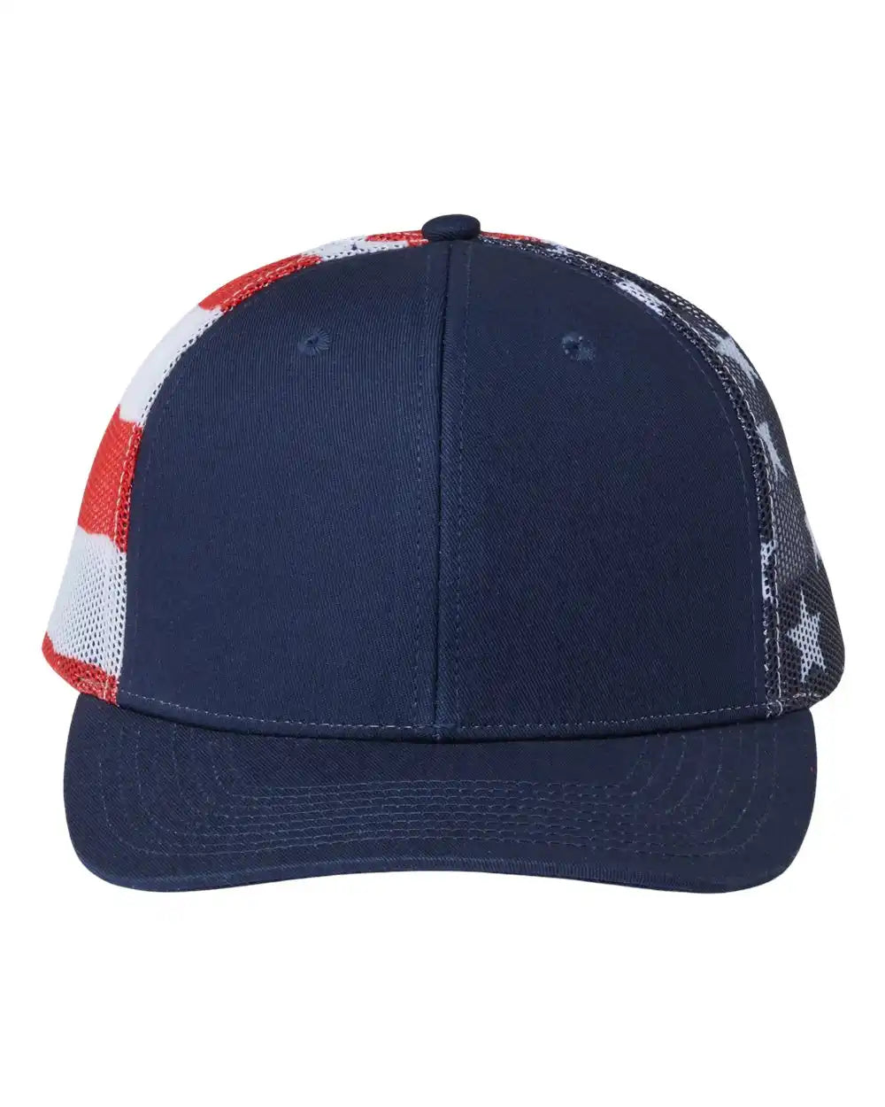 Kati S700m Printed Mesh Trucker Cap - Navy Usa Flag - Navy/ Usa / Adjustable
