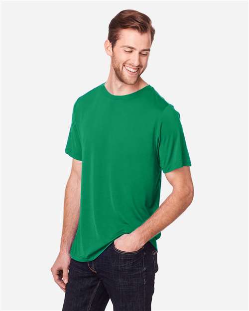 Kelly Green Unisex Fusion ChromaSoft™ Performance T-Shirt - CE111