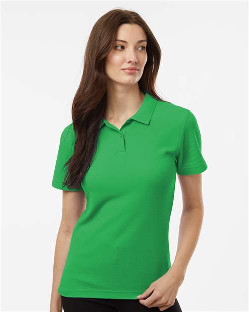 Kelly Green Women&#39;s Pique Polo - 62800L