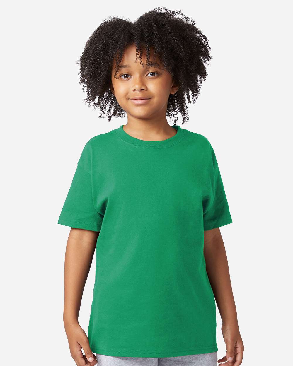 Kelly Green Youth Jersey T-Shirt - CH1081 plain