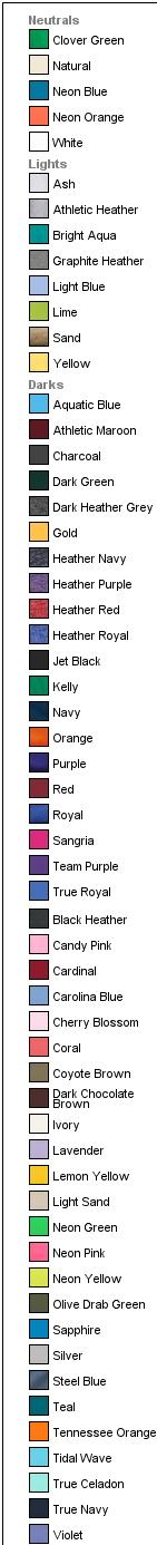 Kelly Port & Co Youth Core Cotton Tee. PC54Y