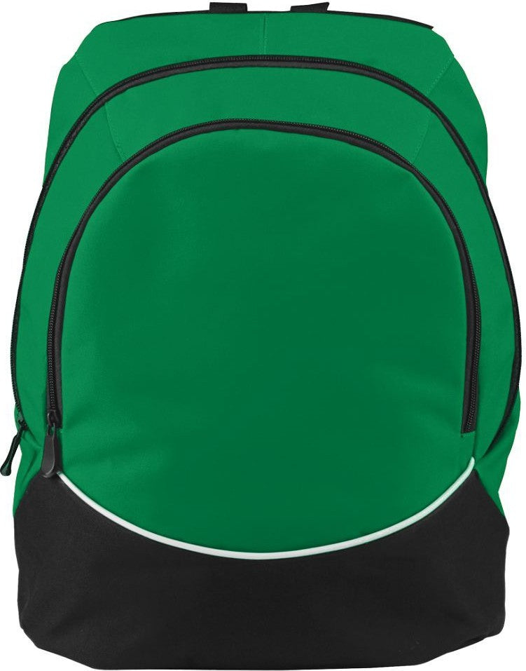 KELLY/BLACK/WHITE LARGE TRI-COLOR BACKPACK