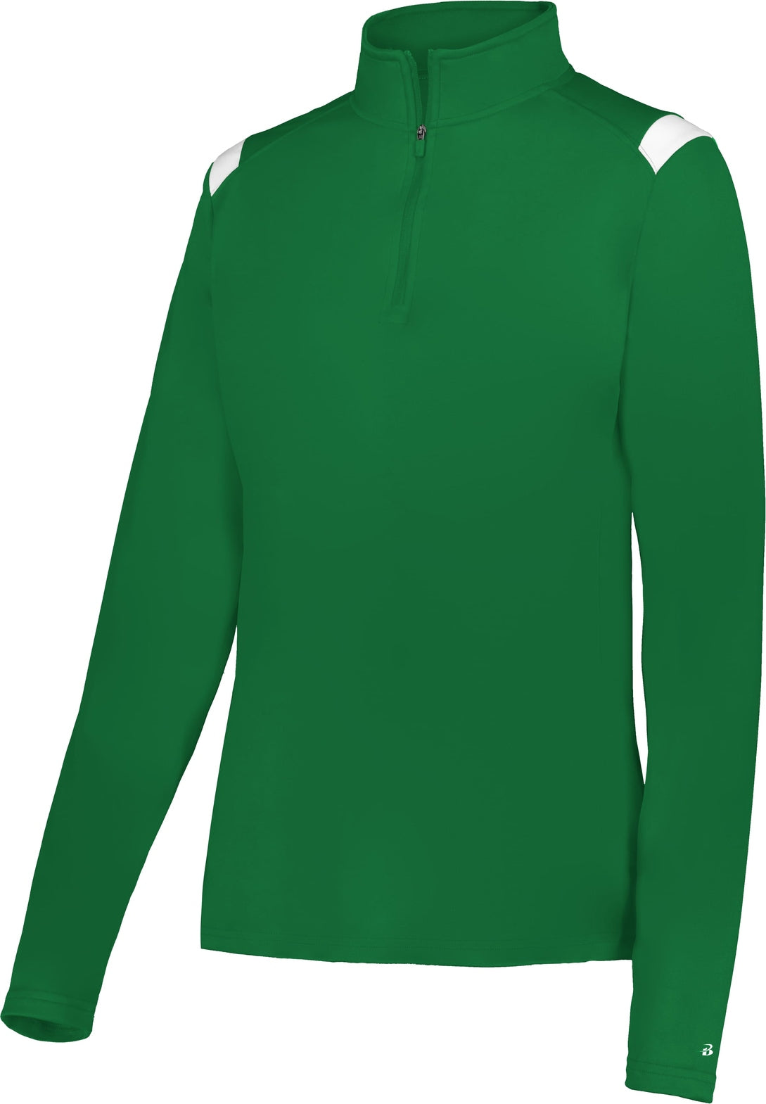 KELLY/WHITE (BA) ON THE RISE LADIES 1/4 ZIP