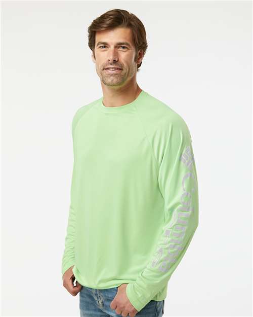 Key West/ Cool Grey PFG Terminal Tackle™ Long Sleeve T-Shirt - 212472