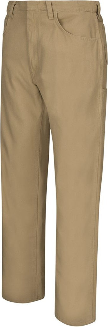 Khaki - 36I Loose Fit Midweight Canvas Jean - EXCEL FR® ComforTouch® - 8.5 oz. -  Odd Sizes - PLJ6ODD