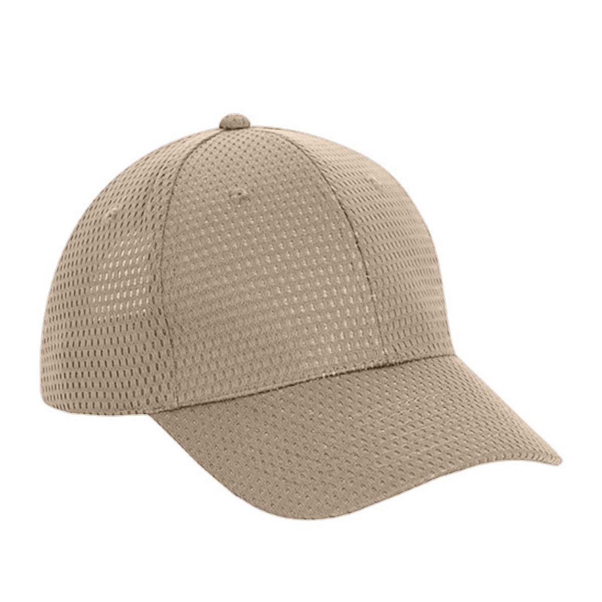 Khaki 6 Panel Pro Athletic Mesh  grouped