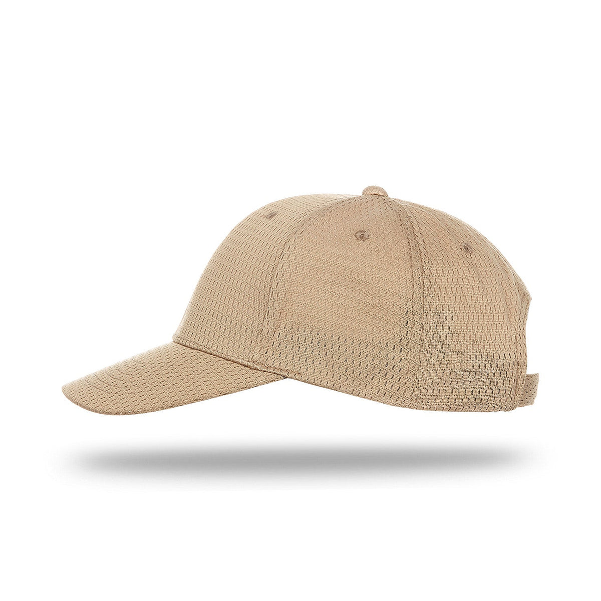 Khaki 6 Panel Pro Athletic Mesh