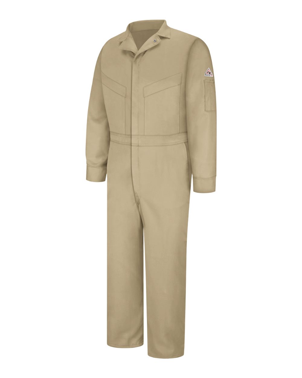 Khaki Deluxe Coverall - Tall Sizes - CLD4T
