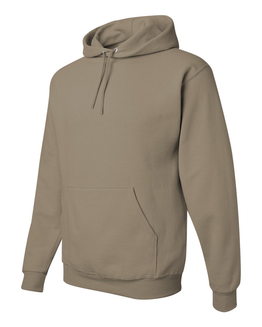 Khaki NuBlend® Hooded Sweatshirt - 996MR
