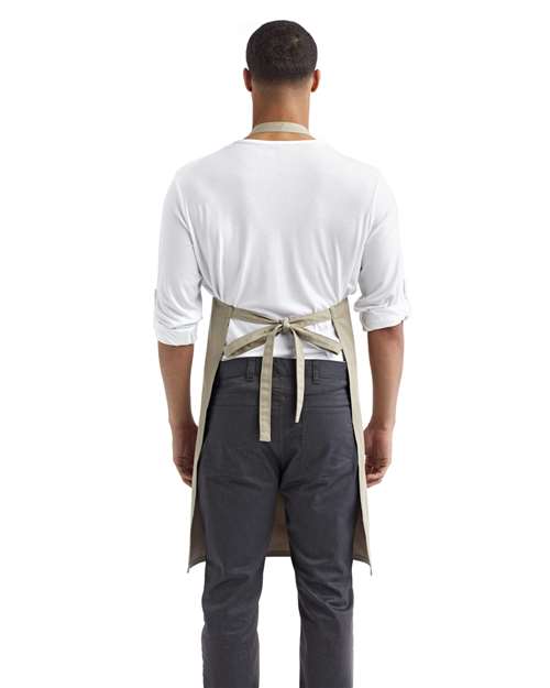 Khaki Organic Cotton Bib Apron - RP102
