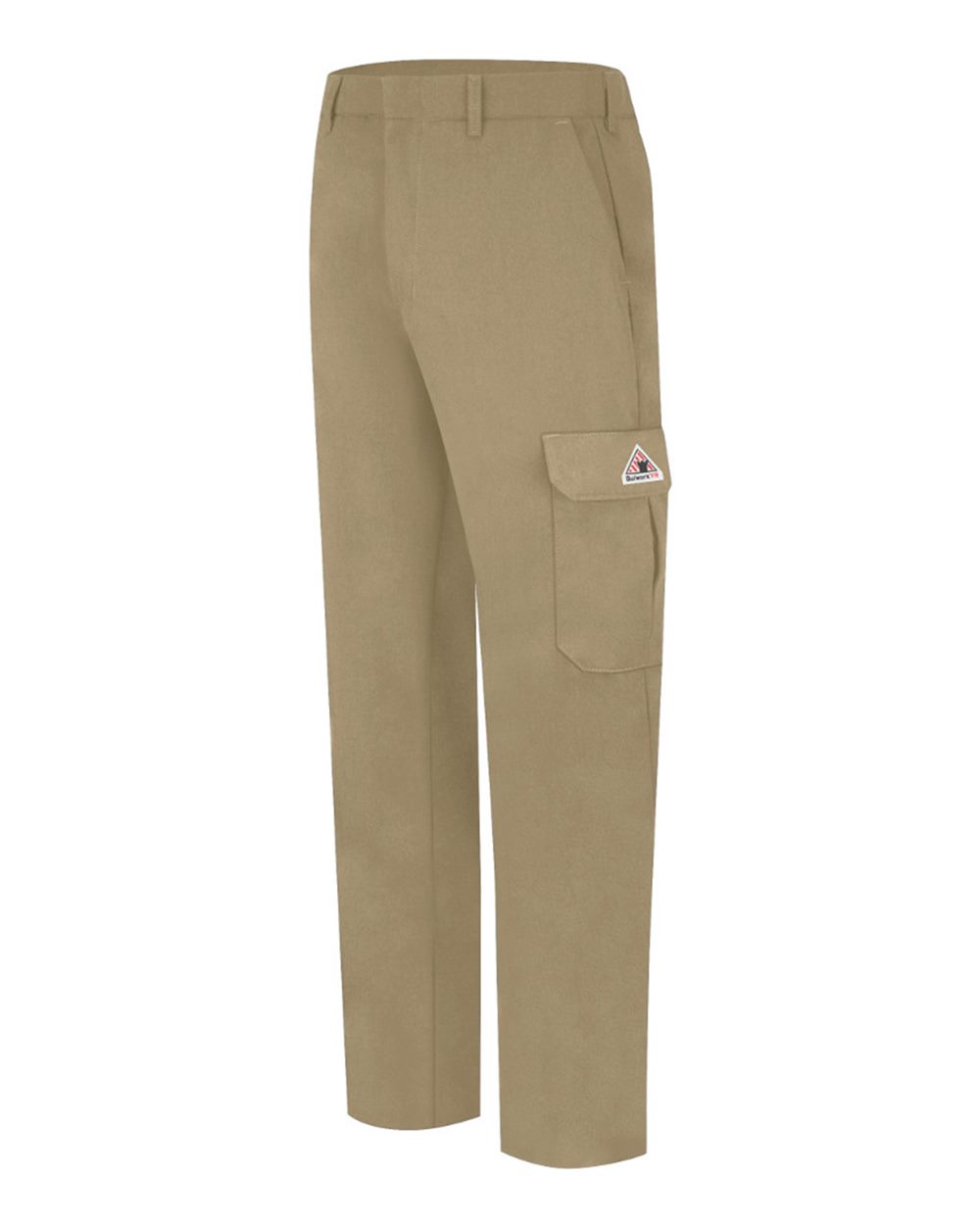 Khaki - Unhemmed Cooltouch® 2 Cargo Pocket Pants - PMU2 plain