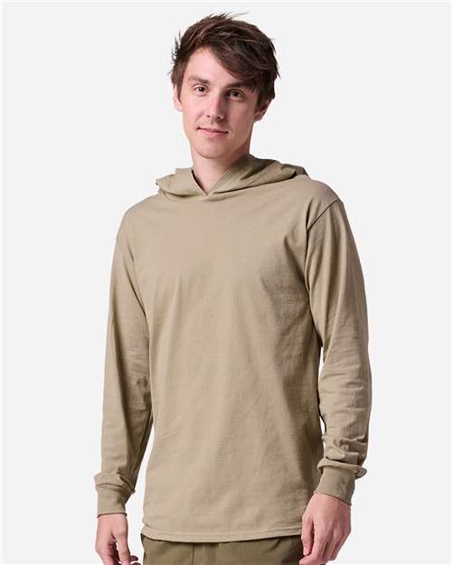 Khaki Unisex Classics™ Jersey Hooded T-Shirt - 363LH