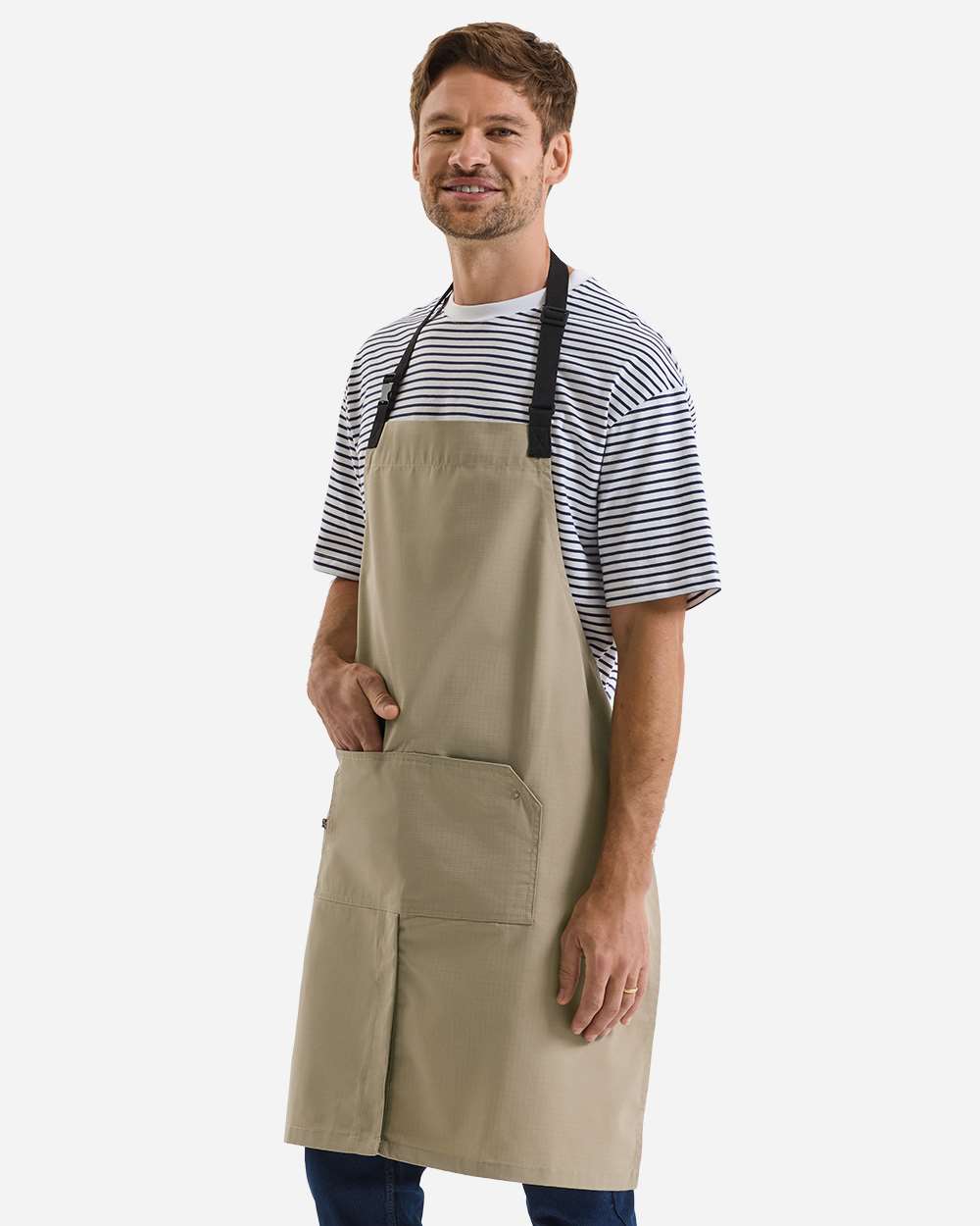 Khaki Unisex Utility 2.0 Ripstop Apron - RP023 plain