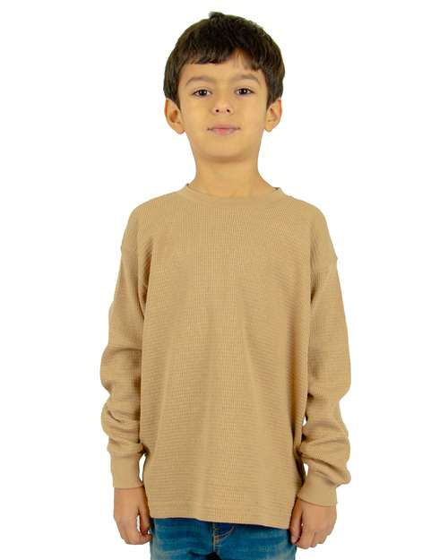 Khaki Youth Thermal T-Shirt - SHTHRMY