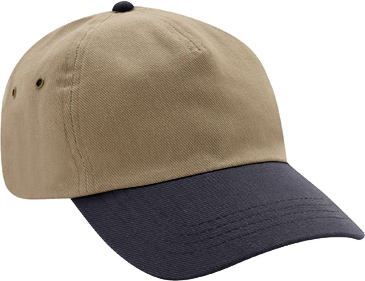 Khaki/Navy 5 Panel Heavy Brushed, Relaxed  grouped