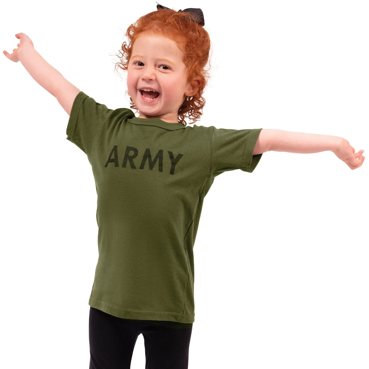 Kids Army Physical Training T-shirt - Olive Drab / Xs