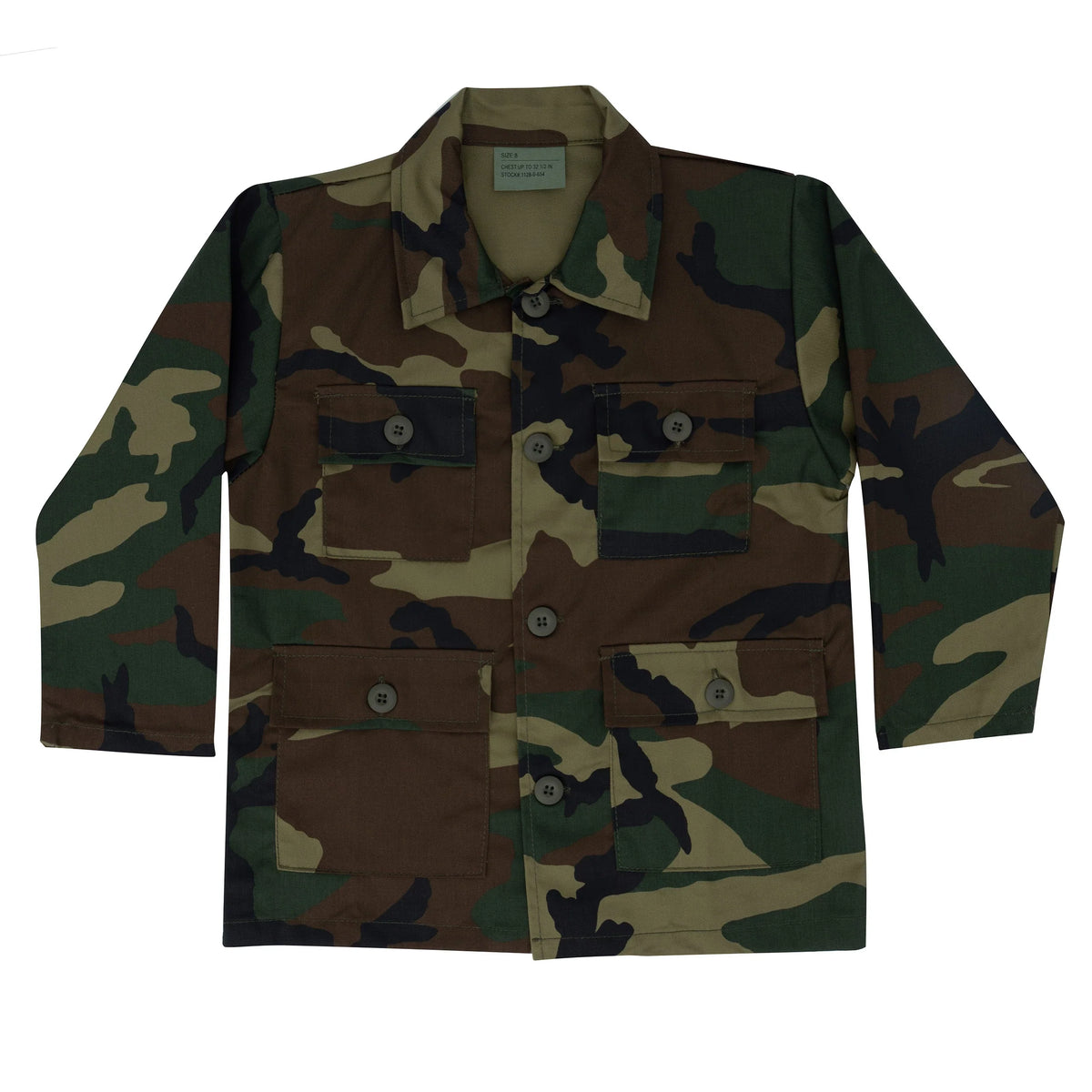Kids Camo Bdu Shirt