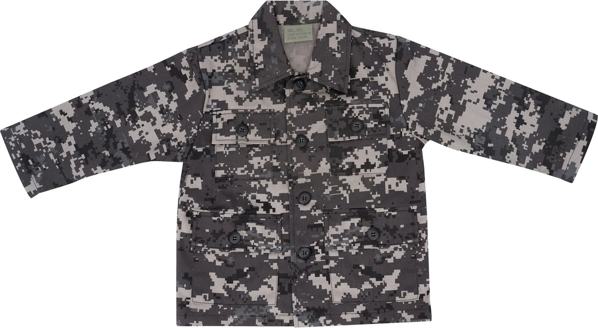 Kids Camo Bdu Shirt