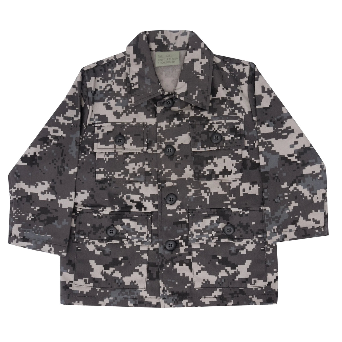 Kids Camo Bdu Shirt