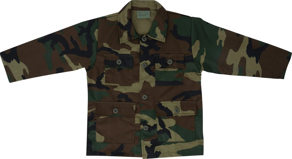 Kids Camo Bdu Shirt
