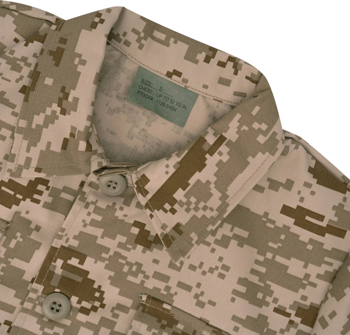 Kids Camo Bdu Shirt