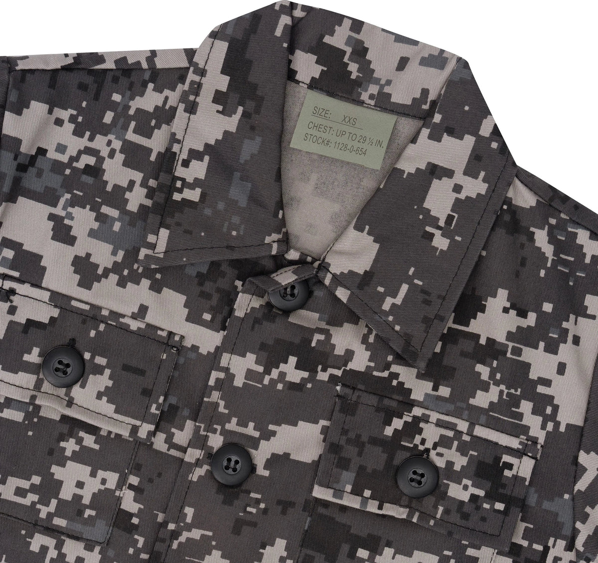 Kids Camo Bdu Shirt