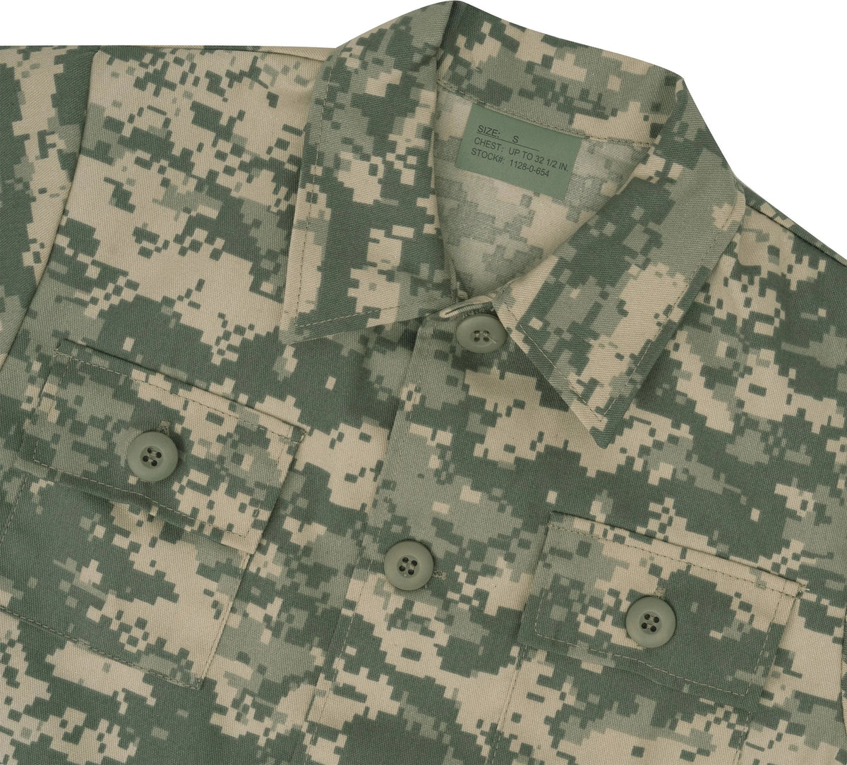 Kids Camo Bdu Shirt