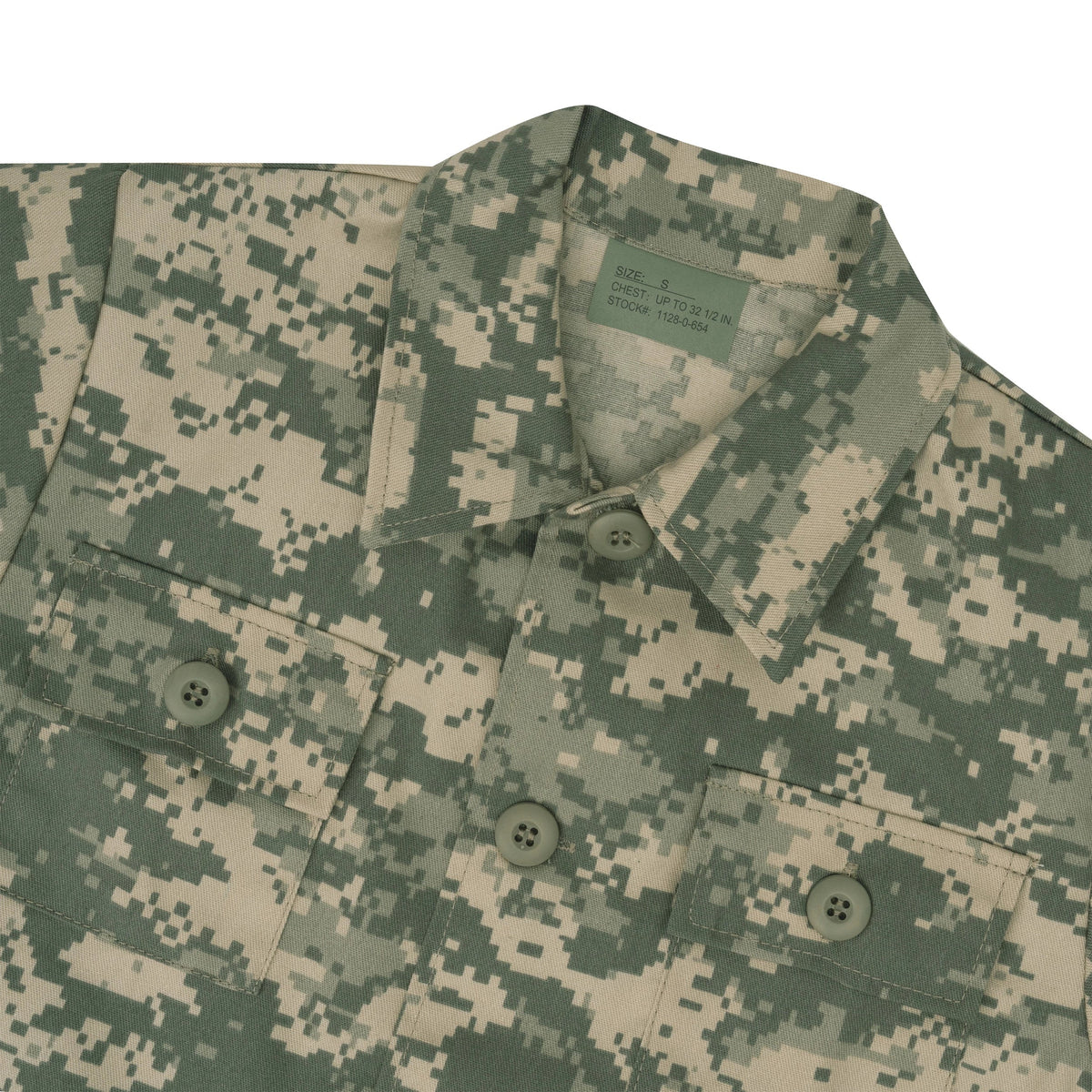 Kids Camo Bdu Shirt