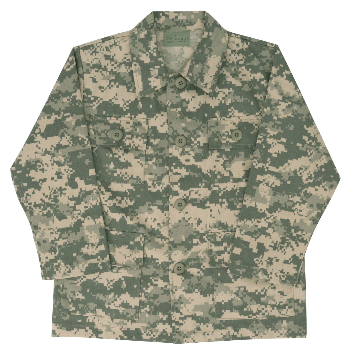 Kids Camo Bdu Shirt