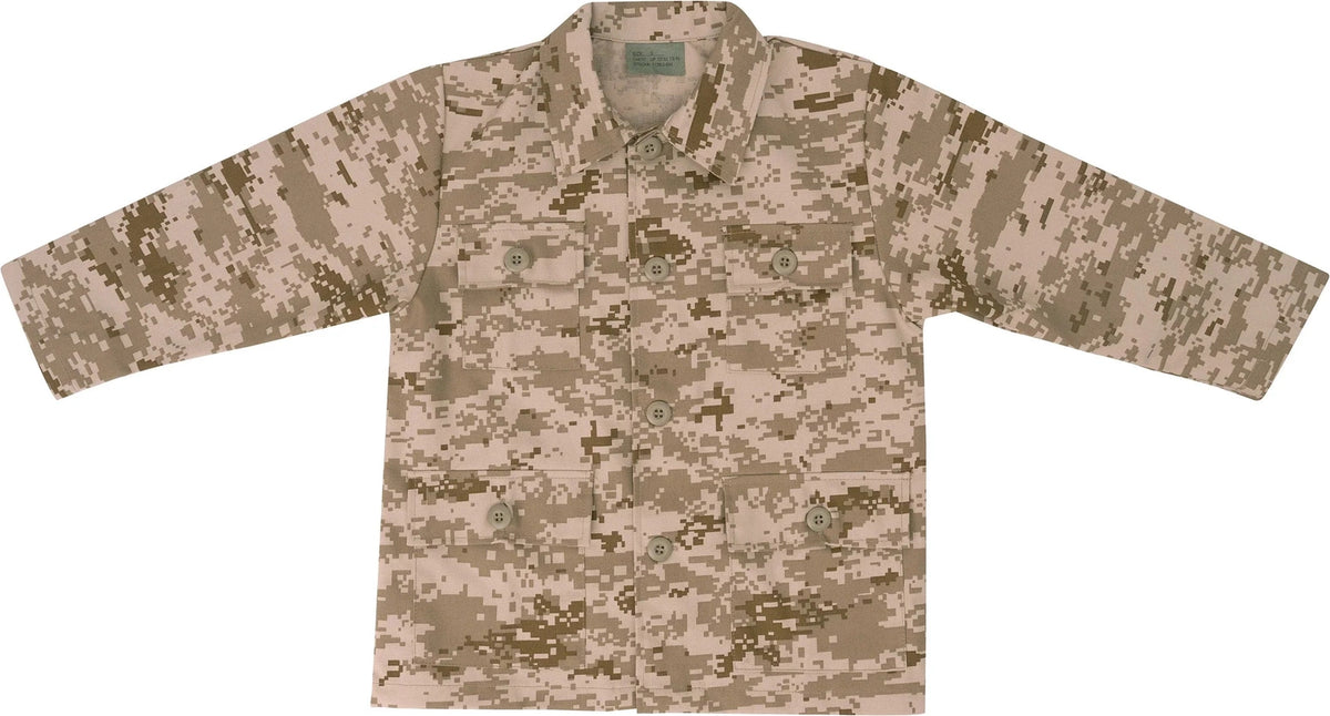 Kids Camo Bdu Shirt