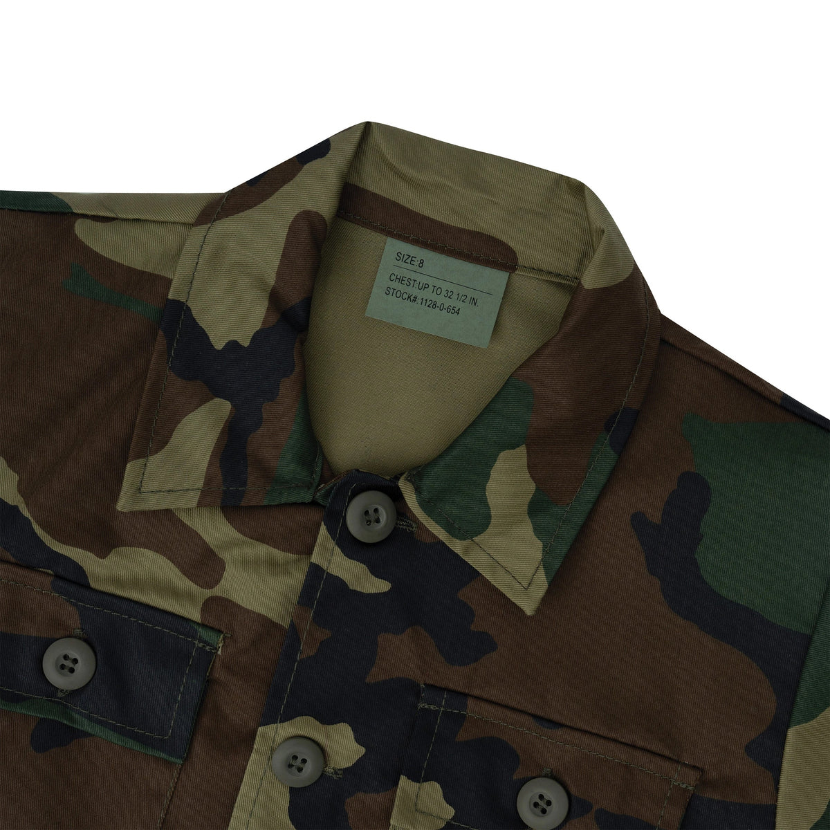 Kids Camo Bdu Shirt