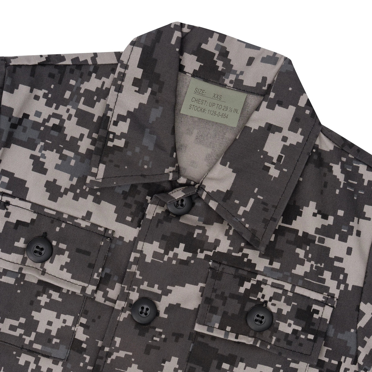 Kids Camo Bdu Shirt