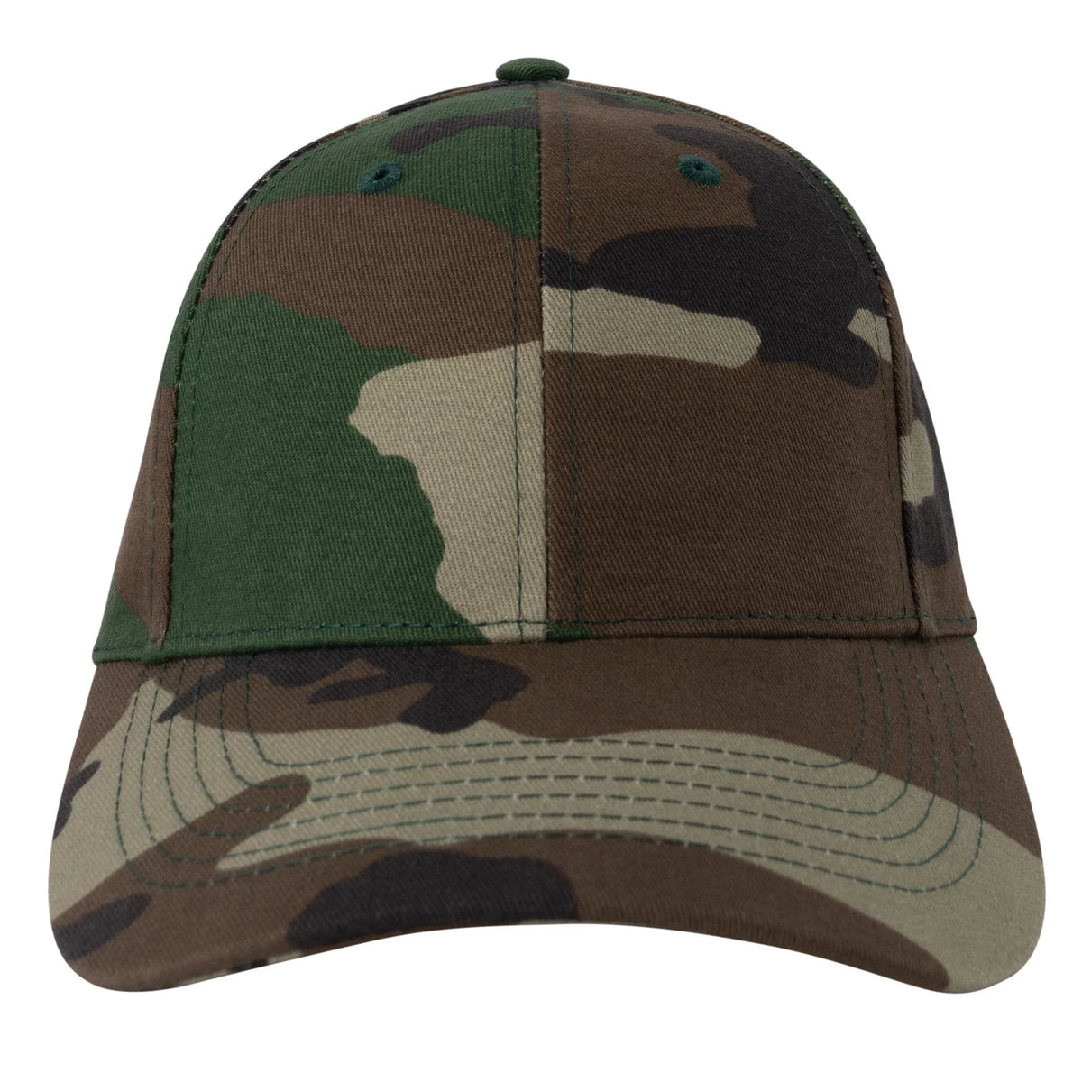 Kid’s Camo Low Profile Cap - Woodland