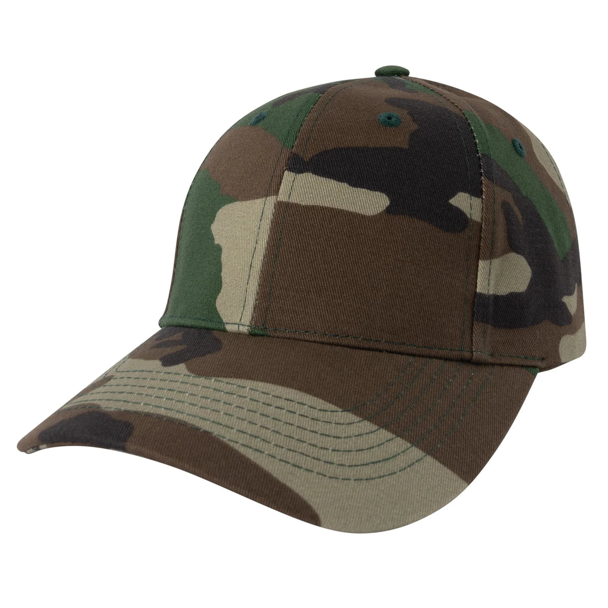 Kid’s Camo Low Profile Cap - Woodland