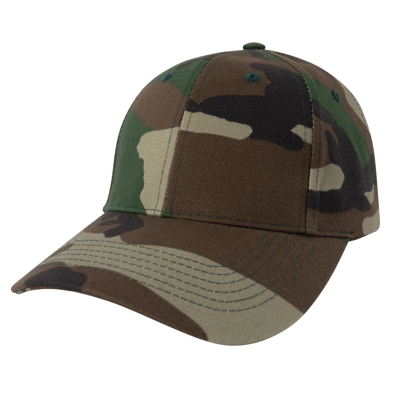 Kid’s Camo Low Profile Cap - Woodland