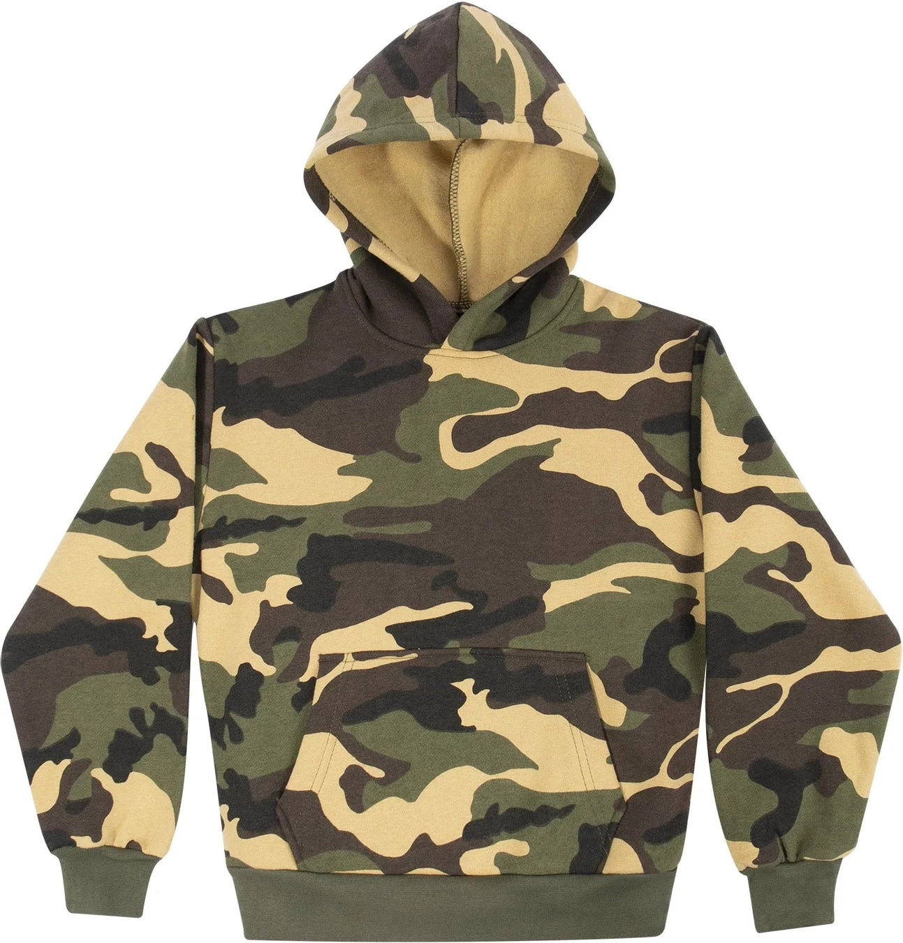 Kid’s Camo Pullover Hooded Sweatshirt - Xs