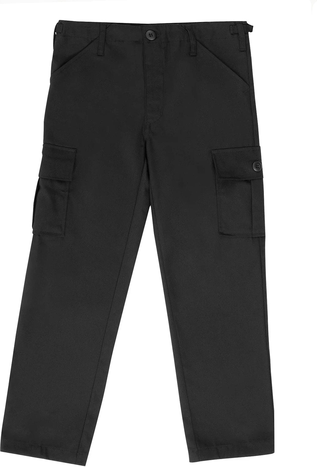 Kids Cargo Pants - Black / 4